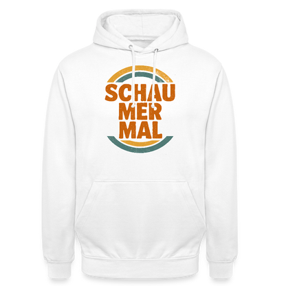 „Schau Mer Mal“ – Retro Look aus Hessen - Unisex Hoodie - by Artful Alchemist
