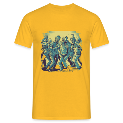 Tanzende Zombies - Gruseliges Zombie Motiv - Männer T-Shirt - by Artful Alchemist