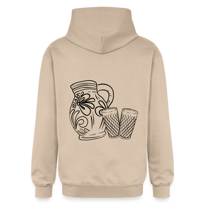 Bembel mit Gläsern - Hessisch Mundart - Unisex Premium Hoodie - by Artful Alchemist