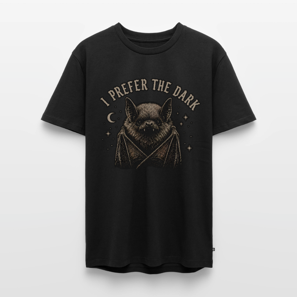 I Prefer The Dark - Männer Premium T-Shirt - Schwarz