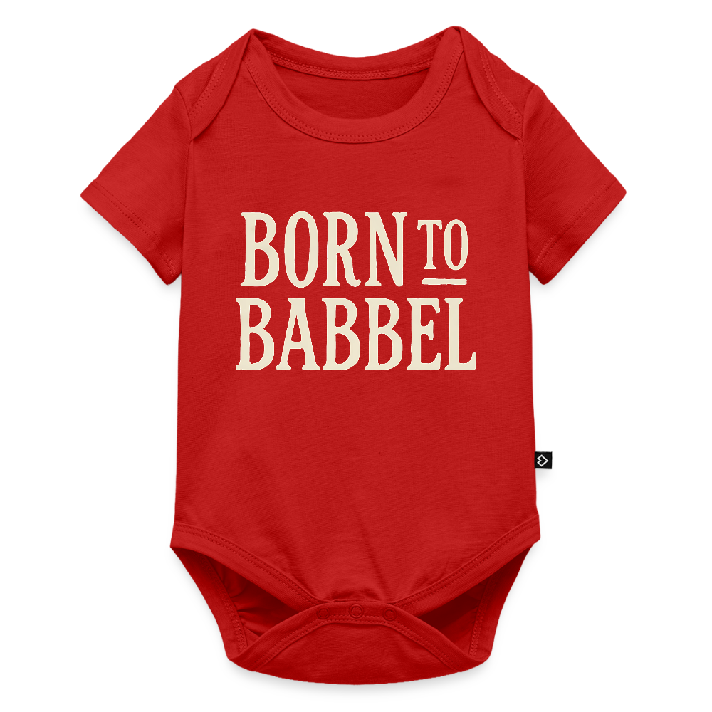 Born to Babbel – Hessisches Statement - Baby Bio-Kurzarm-Body - by Artful Alchemist