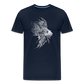 Rotfeuerfisch - Monochrom - Männer Premium T-Shirt - Navy