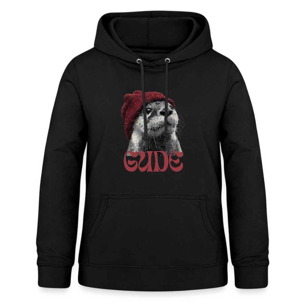 Gude Otter - Frauen Hoodie - Schwarz