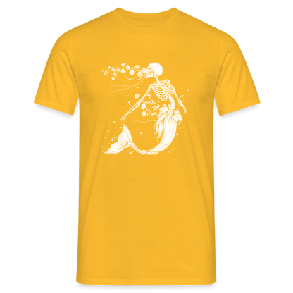 Florale Skelett Meerjungfrau - Männer T-Shirt - by Artful Alchemist