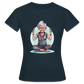 Coole Yoga Oma - Meditation im besten Alter  - Frauen T-Shirt - Navy