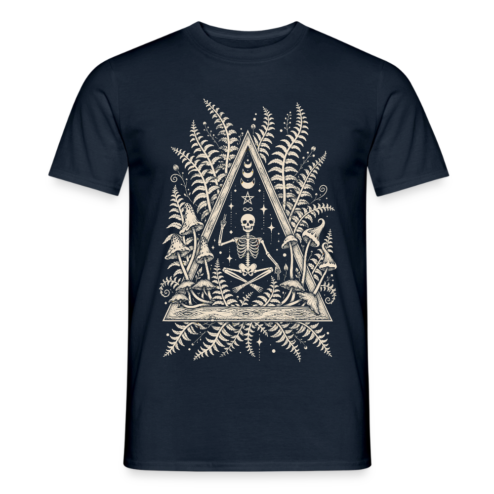 Mystic Fern – Männer T-Shirt - Navy