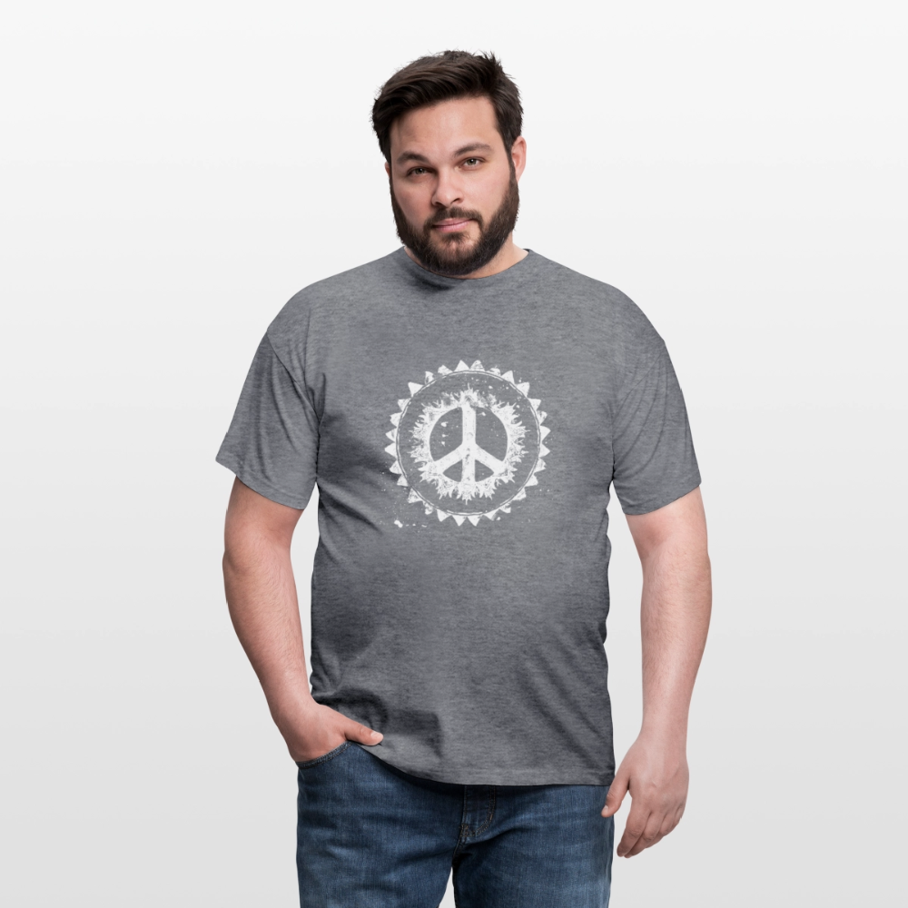 Urban Retro Peace Zeichen - Männer T-Shirt - by Artful Alchemist