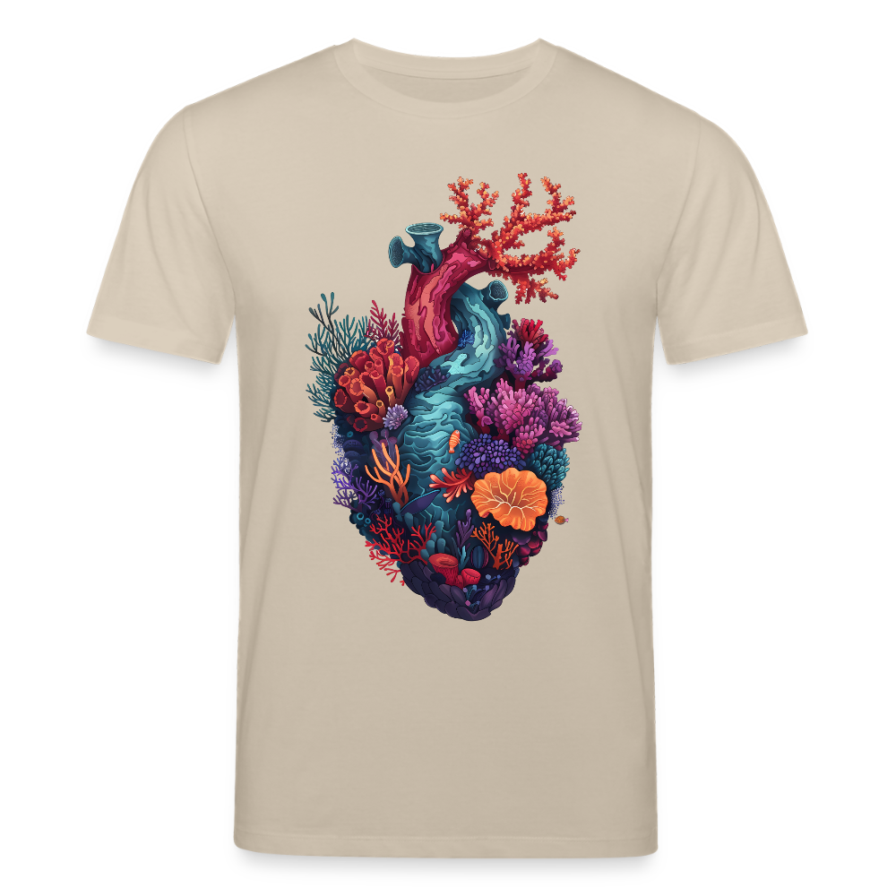 Ocean Heart - Stanley/Stella Unisex Bio-T-Shirt CREATOR - Beige