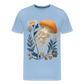 Florale Qualle - Männer Premium T-Shirt - Sky