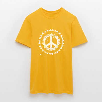 Urban Retro Peace Zeichen - Männer T-Shirt - by Artful Alchemist