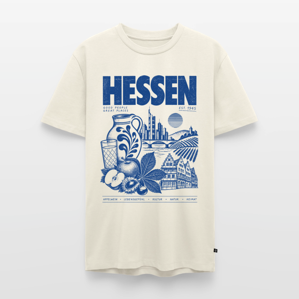 Hessen – Männer Premium T-Shirt - Naturweiß