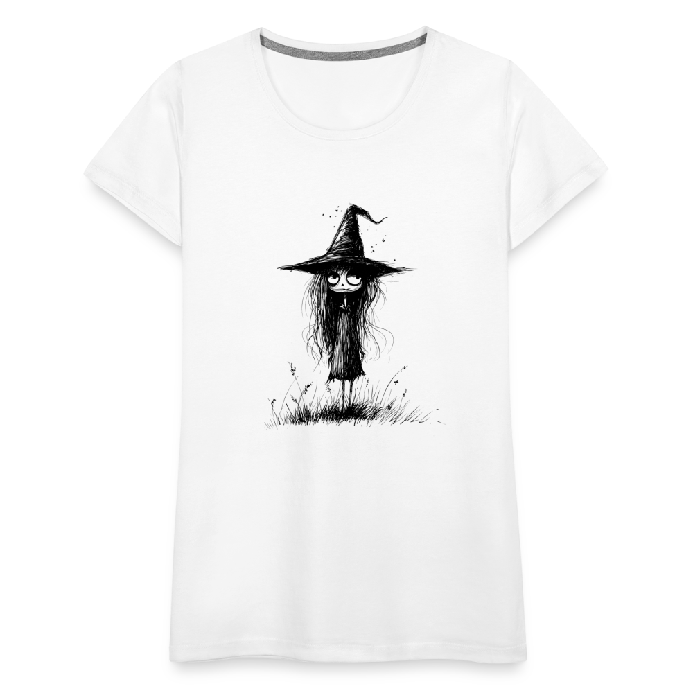 Kleine Hexe - Frauen Premium T-Shirt - Weiß