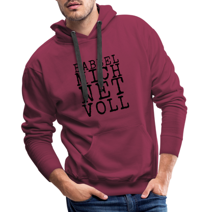 Babbel mich net voll - Herren Premium Hoodie - by Artful Alchemist