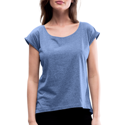 Kosmosschlange im Schneckenhaus - Frauen Shirt mit gerollten Ärmeln - by Artful Alchemist