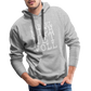 Babbel mich net voll - Herren Premium Hoodie - Grau meliert