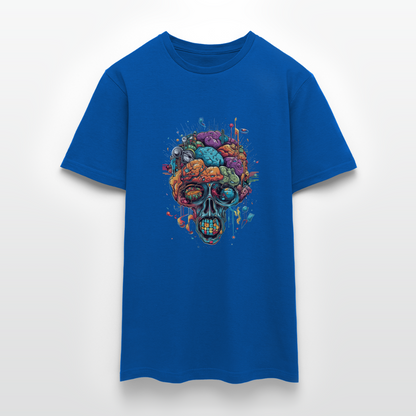 Surrealistischer, psychedelischer Totenkopf - Männer T-Shirt - by Artful Alchemist