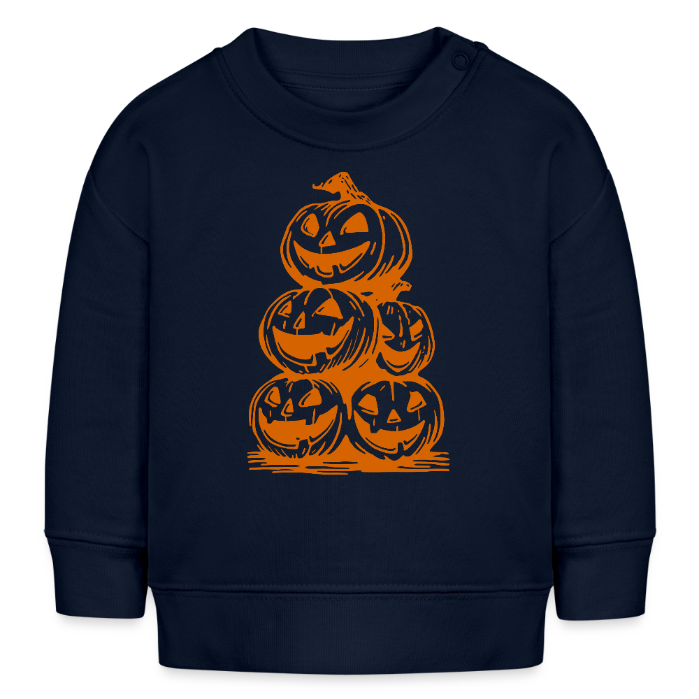 Five Pumpkins Big - Stanley/Stella Bio-Sweatshirt BABY CHANGER - by Artful Alchemist