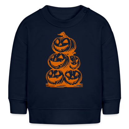 Five Pumpkins Big - Stanley/Stella Bio-Sweatshirt BABY CHANGER - by Artful Alchemist
