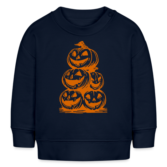 Five Pumpkins Big - Stanley/Stella Bio-Sweatshirt BABY CHANGER - by Artful Alchemist