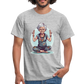 Coole Yoga Oma - Meditation im besten Alter  - Männer T-Shirt - Grau meliert