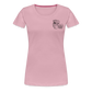 Bembel mit Gläsern  - Hessisch Mundart - Frauen Premium T-Shirt - Hellrosa