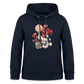 Vintage Boho Blossom Chicken - Frauen Hoodie - Navy