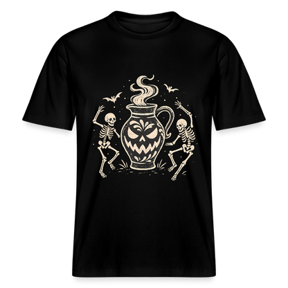 Hessisch Halloween Bembel - Unisex Relaxed Fit Bio-T-Shirt - Schwarz