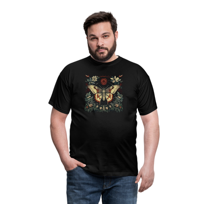 Mystische Motte mit magischem Herbarium - Männer T-Shirt - by Artful Alchemist