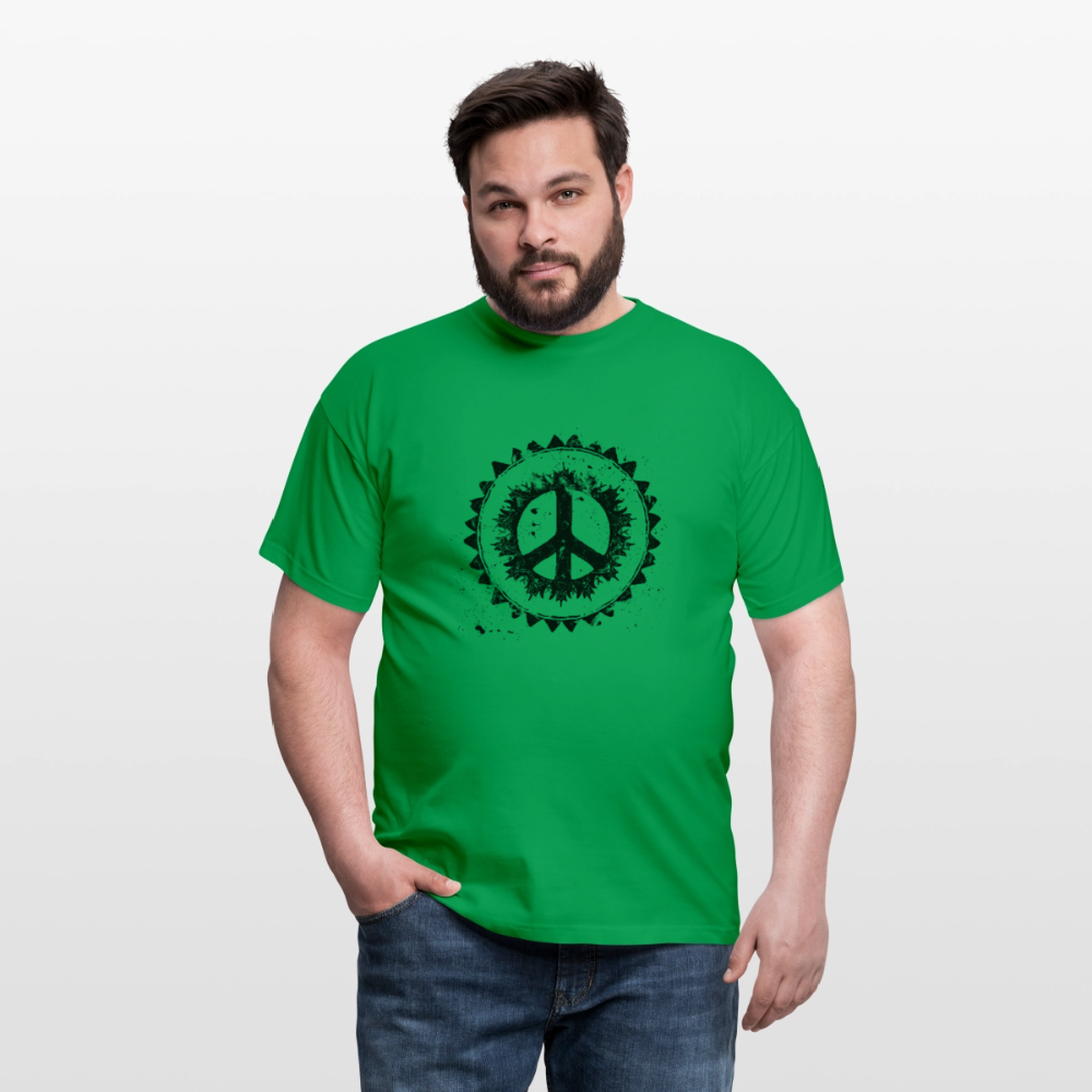 Urban Retro Peace Zeichen - Männer T-Shirt - by Artful Alchemist