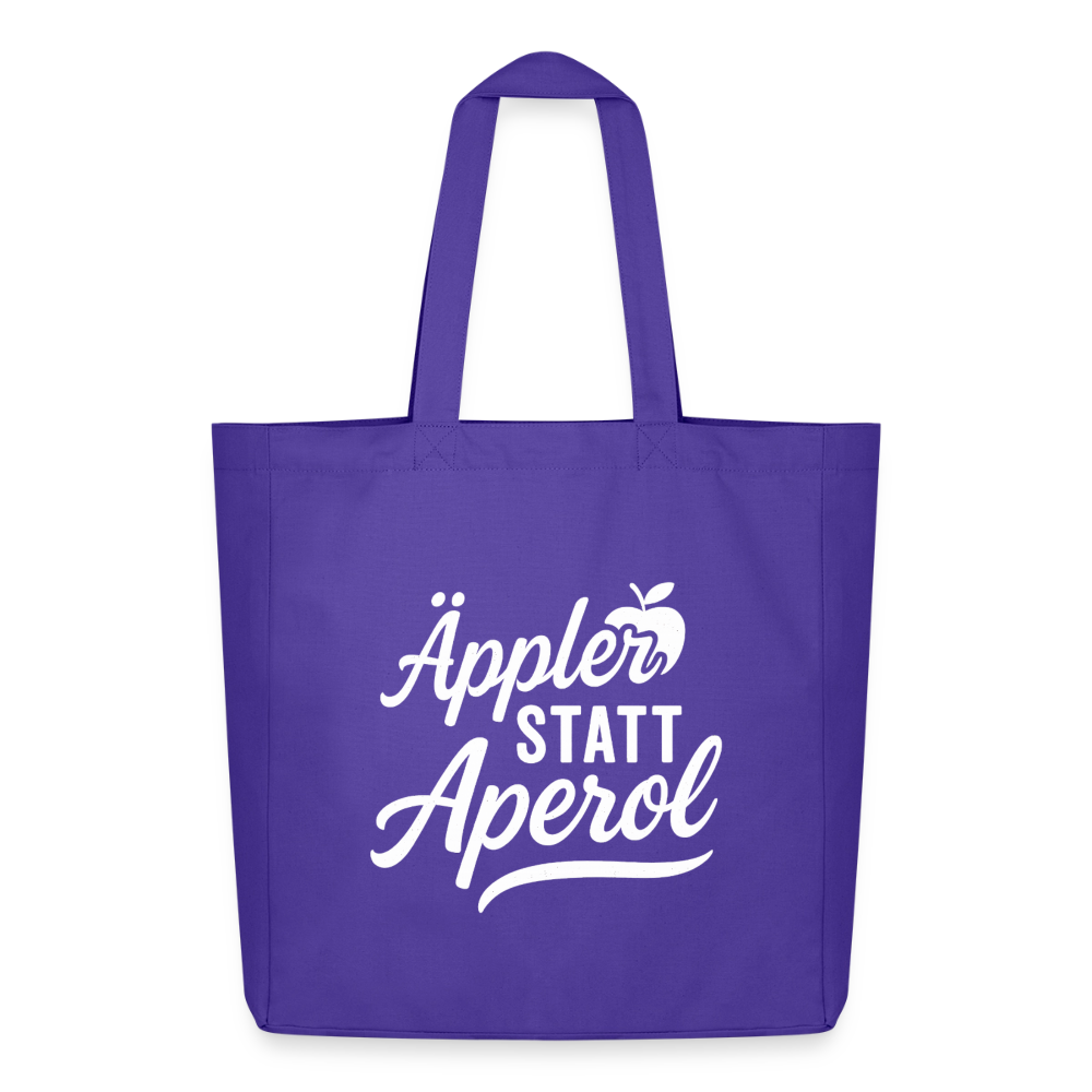Äppler statt Aperol - Midweight recycelter Stoffbeutel von Stanley/Stella - Purple Love 