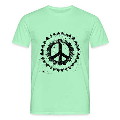 Urban Retro Peace Zeichen - Männer T-Shirt - by Artful Alchemist