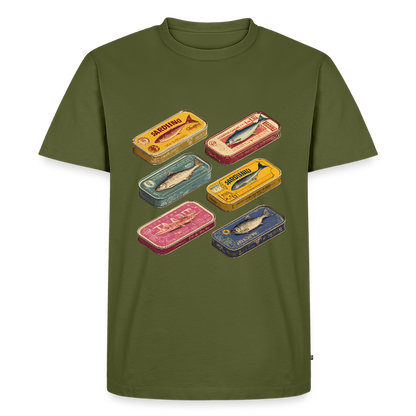 Vintage Sardine Cans Collective - Männer Premium T-Shirt - by Artful Alchemist