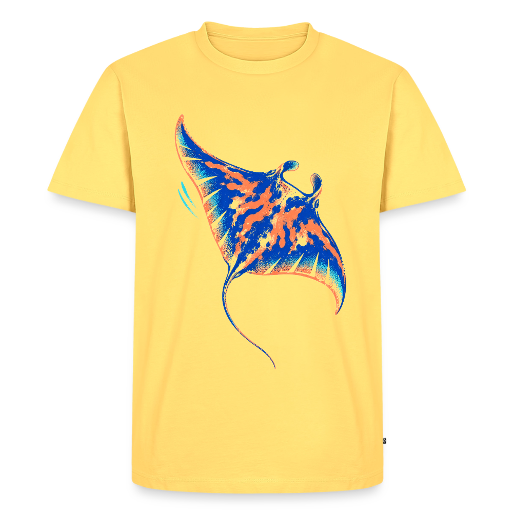 Manta Ink – Männer Premium T-Shirt - Pastellgelb