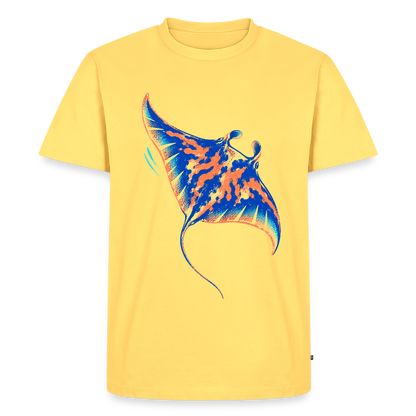Manta Ink – Männer Premium T-Shirt - Pastellgelb