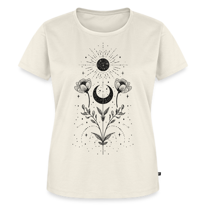 Celestial Bloom – Boho Moon & Sun - Frauen Premium T-Shirt - by Artful Alchemist