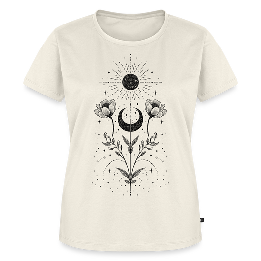 Celestial Bloom – Boho Moon & Sun - Frauen Premium Bio T-Shirt - by Artful Alchemist