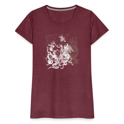Vintage Steampunk Oktopus Motiv - Frauen Premium T-Shirts - by Artful Alchemist