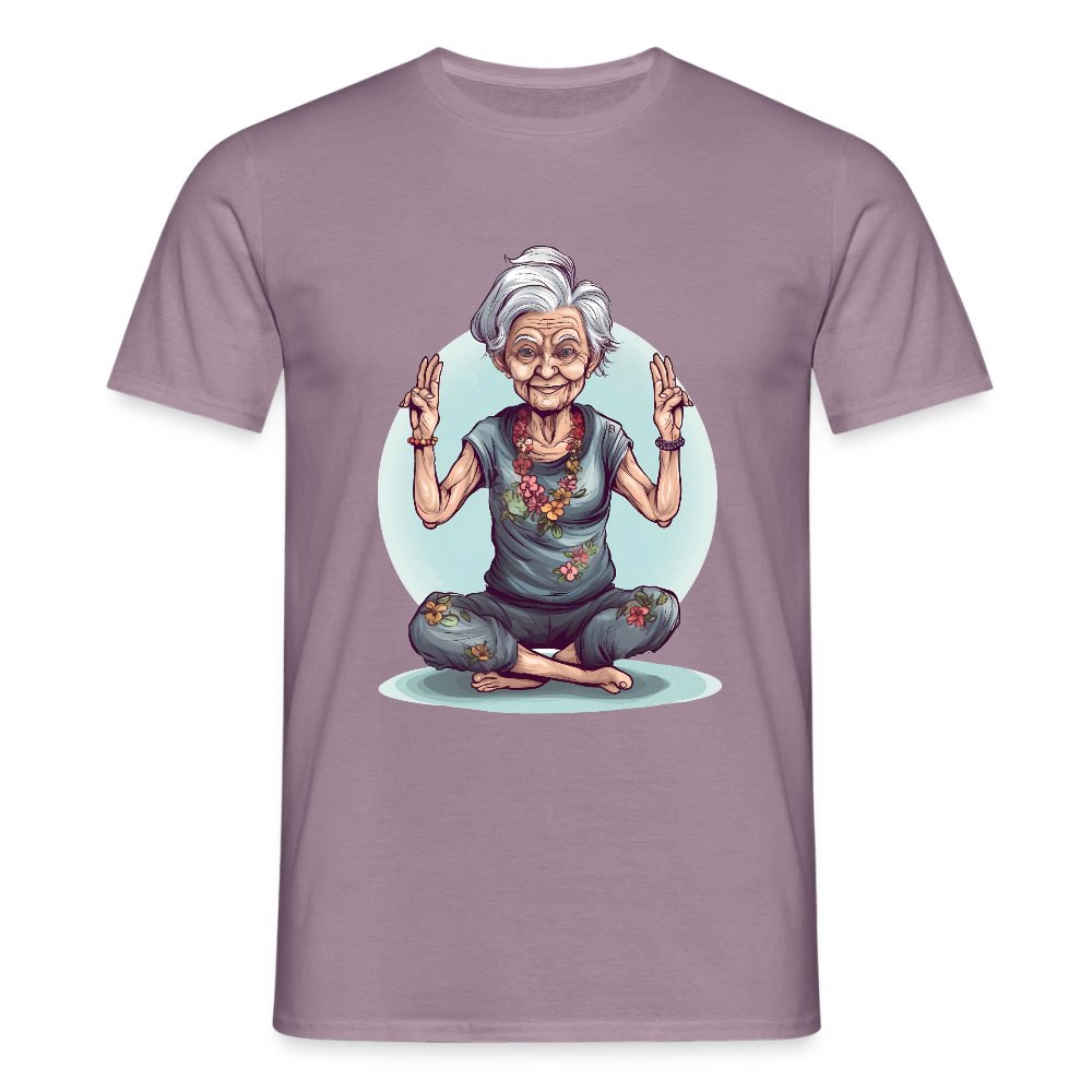 Coole Yoga Oma - Meditation im besten Alter - Männer T-Shirt - by Artful Alchemist