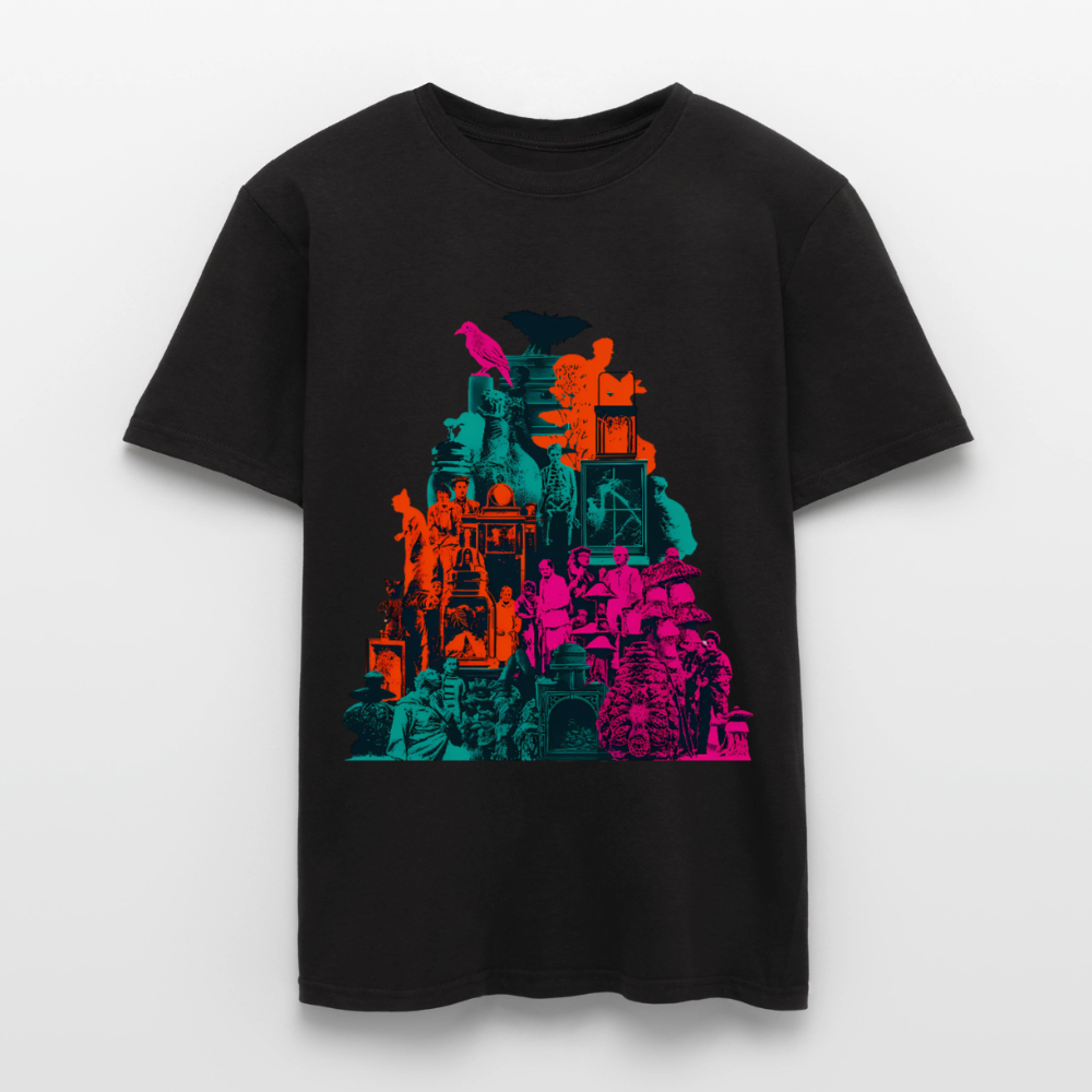 Dark History Collage – Männer T-Shirt - Schwarz