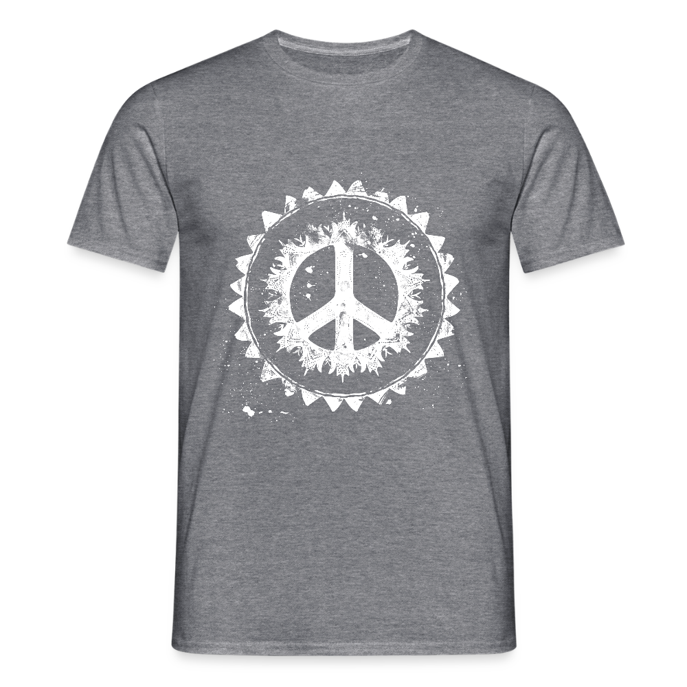 Urban Retro Peace Zeichen - Männer T-Shirt - by Artful Alchemist