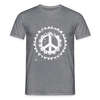 Urban Retro Peace Zeichen - Männer T-Shirt - by Artful Alchemist
