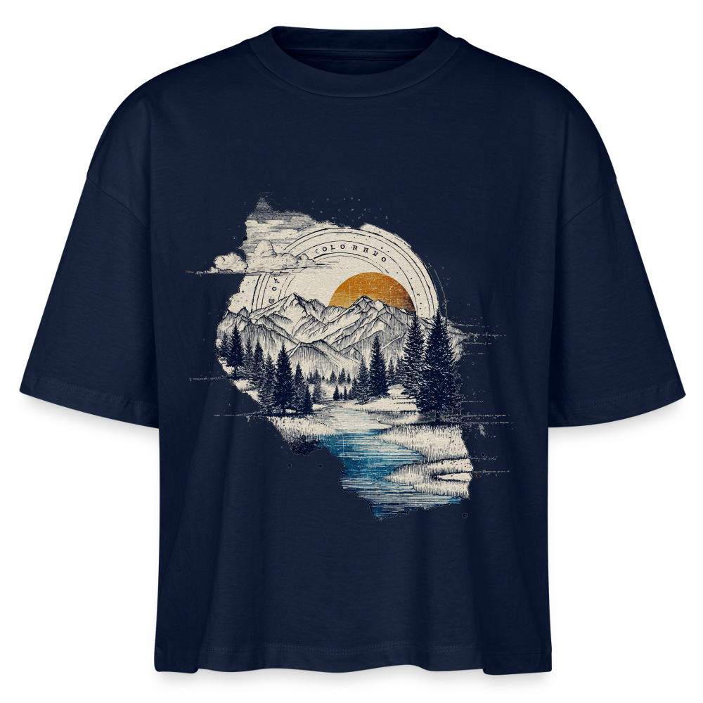 Colorado Peak - Stanley/Stella Frauen Boxy Bio-T-Shirt Nova - by Artful Alchemist