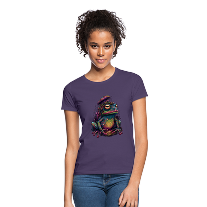 Trippy Pilz Frosch - Psychedelisches Motiv - Frauen T-Shirt - by Artful Alchemist