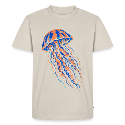 Jellyfish Ink – Männer Premium T-Shirt - Beige