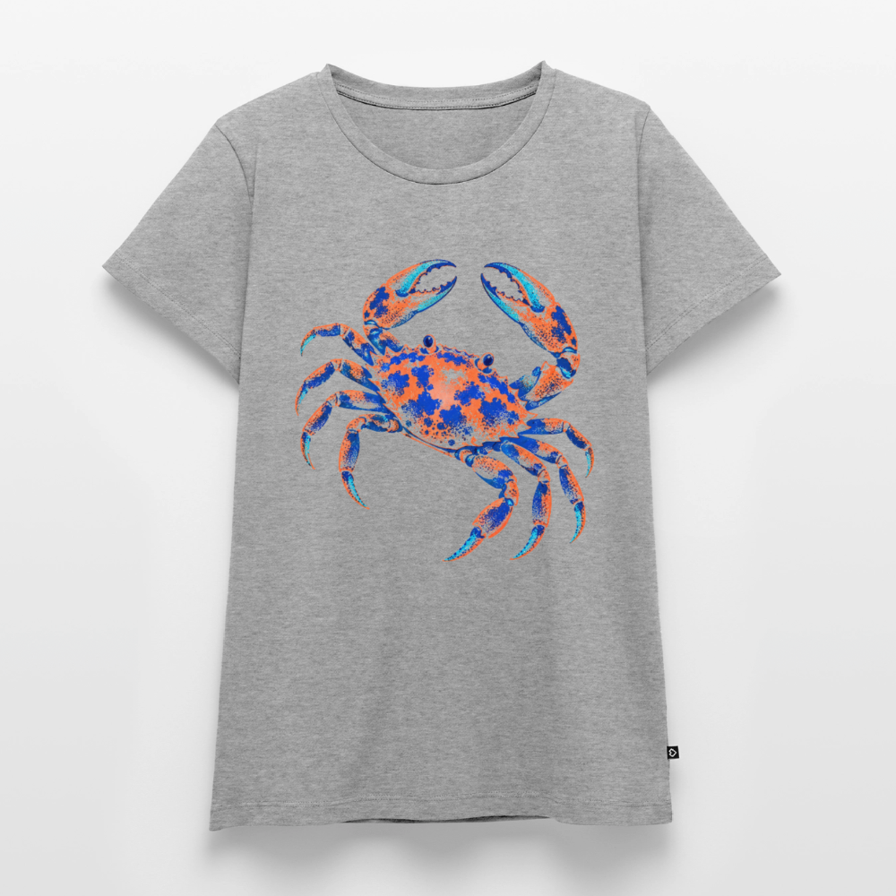 Crab Ink – Frauen Premium T-Shirt - Grau meliert