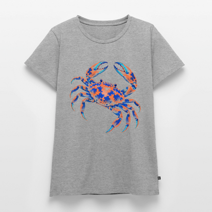 Crab Ink – Frauen Premium T-Shirt - Grau meliert