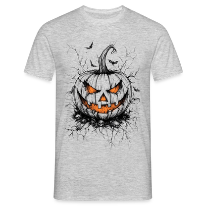 Gruseliger Horror Kürbis - Halloween Motiv - Männer T-Shirt - by Artful Alchemist