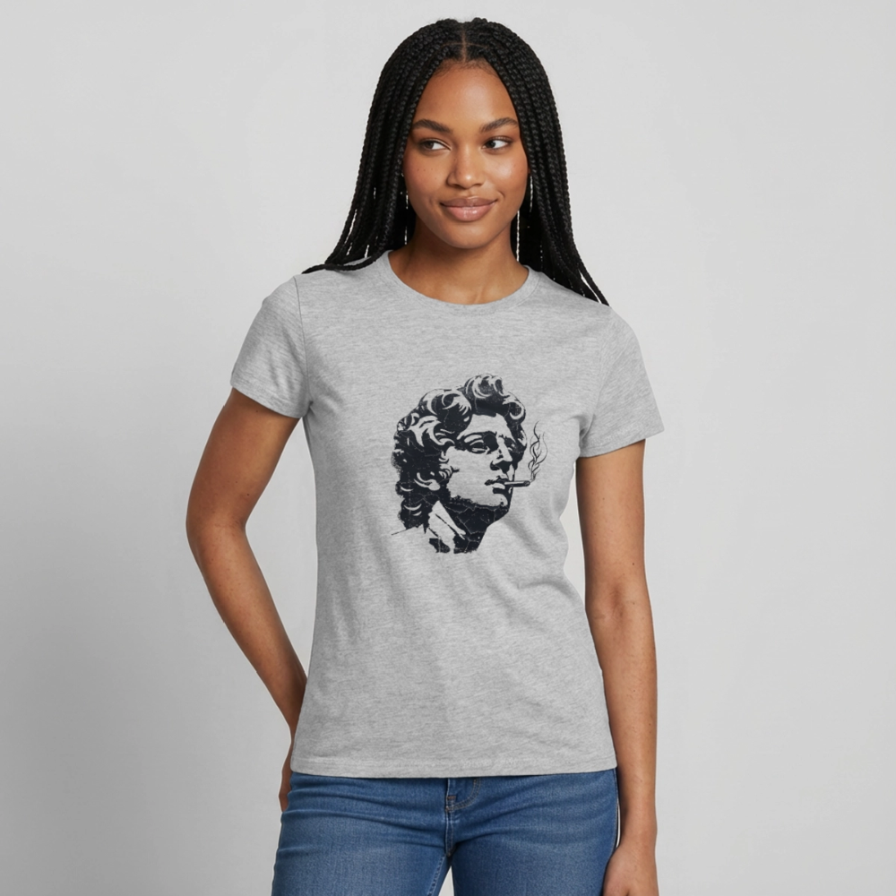 Classic Rebellion – Statuen-Art - Frauen T-Shirt - by Artful Alchemist