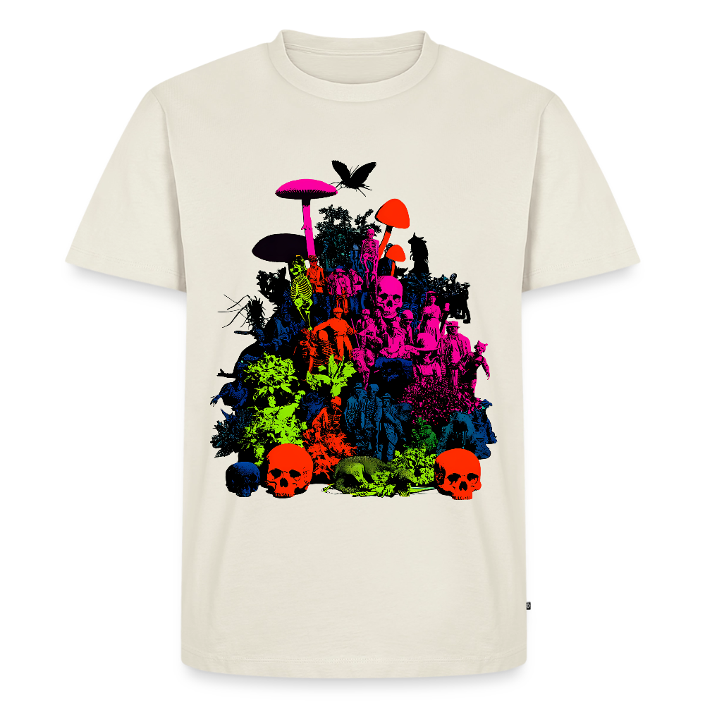 Neon Oddities – Männer Premium T-Shirt - Naturweiß