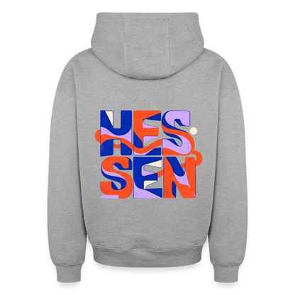 Hessen Color – Oversized Heavyweight Unisex Hoodie - Grau meliert